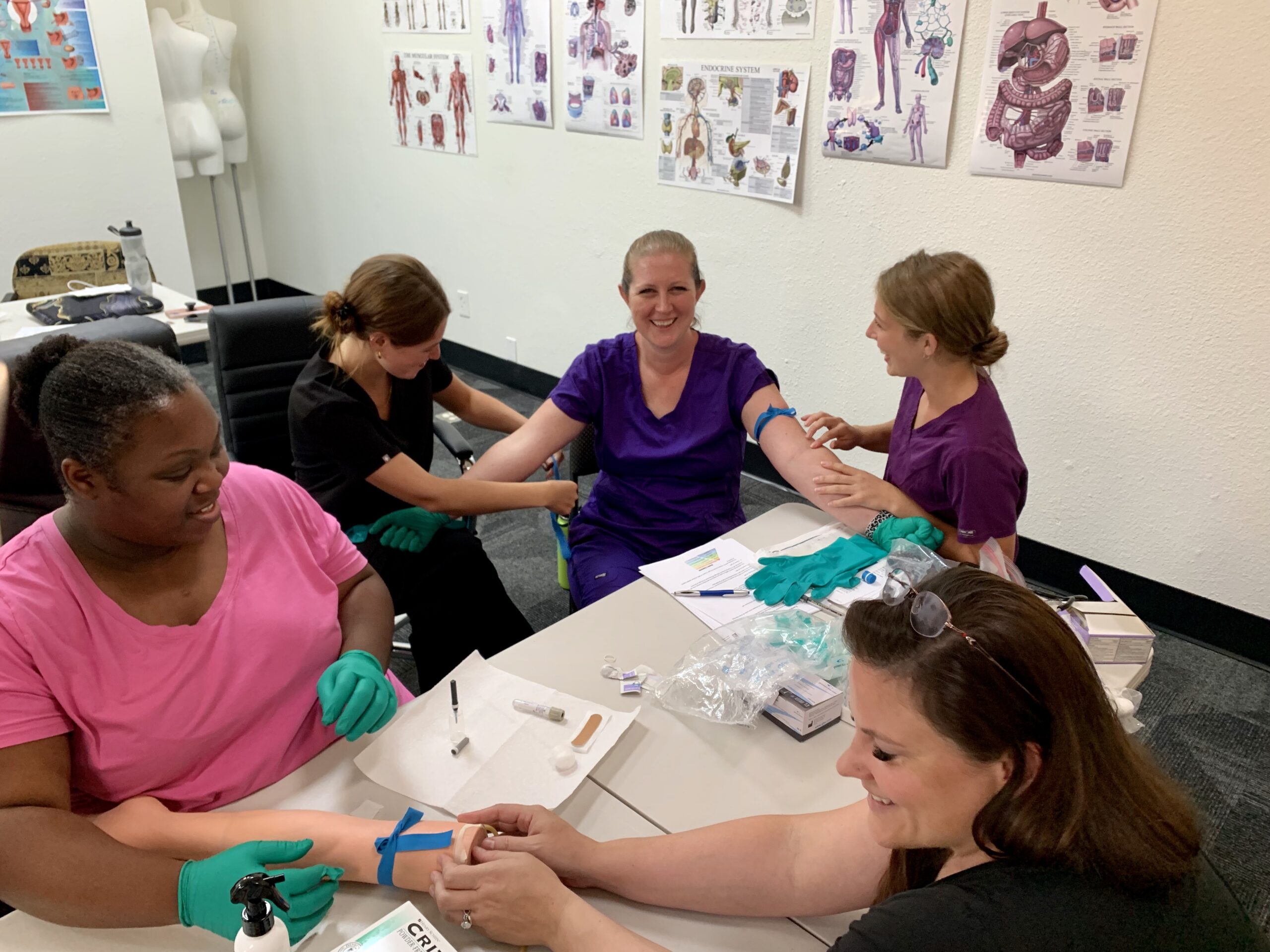 Midwife Training Center - Phlebotomy Practice 